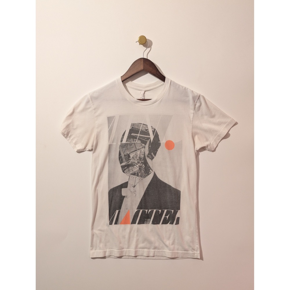 Young the Giant T Shirt Small White Excellent 2014 Summer Tour Band Merch Indie